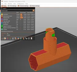 Gyroid Paddle Board Deinflation Silencer