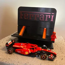 Home Decorations & Ornaments STL Descărcare - Lego F1 Speed Champions Display Stand 1-2 level Ferrari - Purpula
