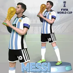 Lionel Messi 3D Print Model in Figurines 427877