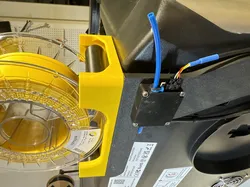 QIDI X-Max 3 top mounted spoolholder with runout sensor relocation
