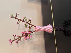 Slim Vase designed for Lego Cherry Blossom Set (and real flowers....)