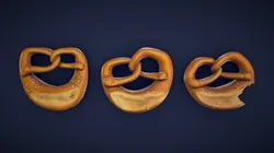 Stylized Pretzels - Low Poly