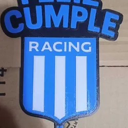 Topper cake racing