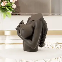 Woman Grabbing Breast