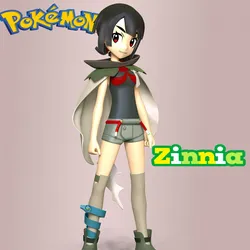 Zinnia 3D Print Model in Figurines 426103