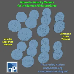 Activation - Audacity Marker Set 02 Free 3D Print Model in Game Accessories 429592