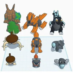 Braxtian Starters (Fake'mon)