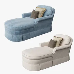CENTURY FURNITURE Grace Chaise 11-615 Two color set