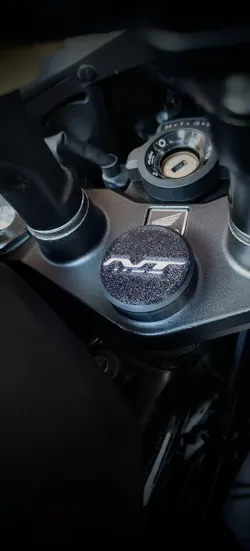 Honda NT1100 motorcycle steering stem nut cover