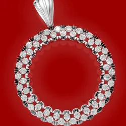 Jewelry & Accessories STL Descărcare - Diamond pendant Modern design - Christina3d