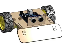 KIT Sumobot Amateur MDF