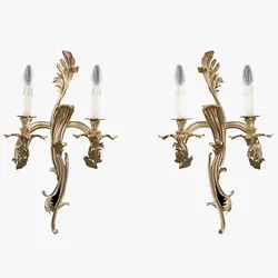 MIS EN DEMEURE Sconce Pompadour Gold