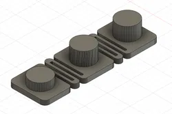 Recessed reset button for TTGO v2 LORA with buttons and 1.3" OLED Enclosure by TheKwijibo