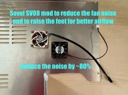 Silent fan & AirFlow mod for Sovol SV08