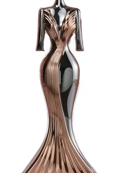 silhouette woman statue