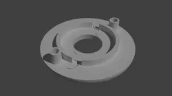 Table football rod bushings 3D Print Model in Game Accessories 429423