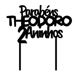 Topo de Bolo Theo