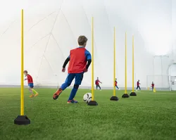 Training pole soccer equipment bar workout football