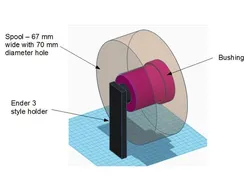70mm Spool Bushing