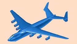 Antonov An-225 Cargo Aircraft Solid Assembly Model