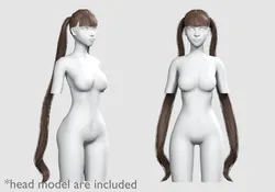 Bangs Ponytails Hairstyle V8629