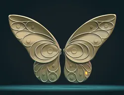 Butterfly Wings 3D Print Model in Sculpture 430948