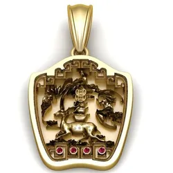 Gold Pendant Design 3D printable model