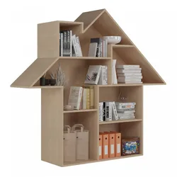 House shaped book shelves