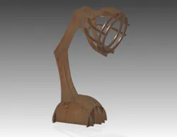 Laser-Cut Desk Lamp