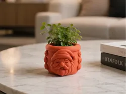 Macetero de gnomo "Bartschnute" para el hogar - Modelo de impresión 3D gratuito