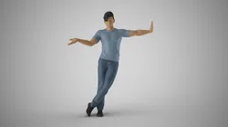 Man Who Raises Matters 3D Print Model in Woman 431504