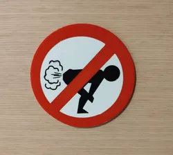 No Fart Sign - MMU ready