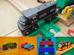 Norfolk Southern toy train (BRIO / IKEA compatible)