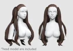 Ponytails Long Hairstyle V11447