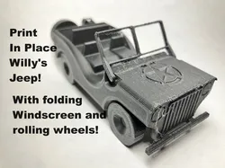 Print-In-Place Willy's Jeep!