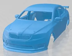 Skoda Octavia Cup 2018 Printable Body Car 3D Print Model in Automotive 431081