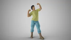 Strong Man 3D Print Model in Woman 432363