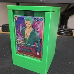 TCG Deck Box – Magnetic Lid, Display Slot for Top Loader & Dice/Token Compartment
