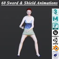60 SWORD AND SHIELD ANIMATIONS