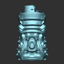 BIC LIGHTER CASE - PISTON SKULL