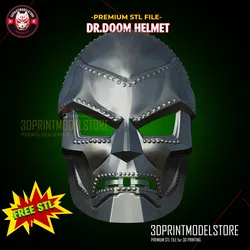 Dr Doom Mask - Marvel Doctor Doom Helmet - Cosplay Props - FREE STL