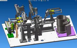 Electronic product assembly machine assembly machine