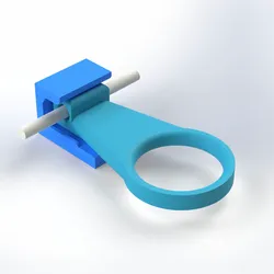gratuită de Other STL Descărcare - Bungee Chord/Para Chord Pull Handle and Hook - MarkAM