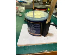 Grease can brush holder