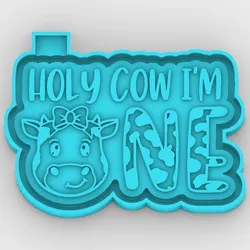 Holy cow, I'm one - freshie mold - STL for silicone mold
