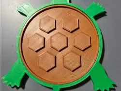 Home Decorations & Ornaments STL indir - Turtle 2 in 1 coaster - K2B Design