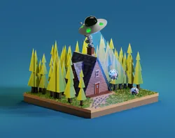 Low Poly Scene Free