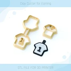 Number One T-shirt Keychain Cutter