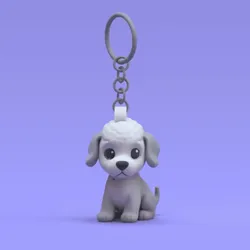 Pets STL Download - baby Bedlington Terrier keychainby ipdesignoo8