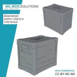 Props & Terrain STL Download - Reinforced Supply Crates IIIby Mil Mod Solutions